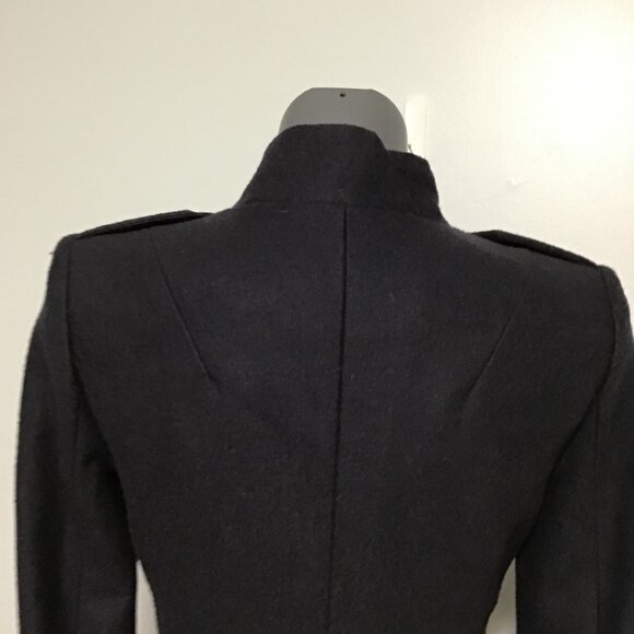 Basic House Military Style Wool Blend Coat Size XS - Picture 4 of 13